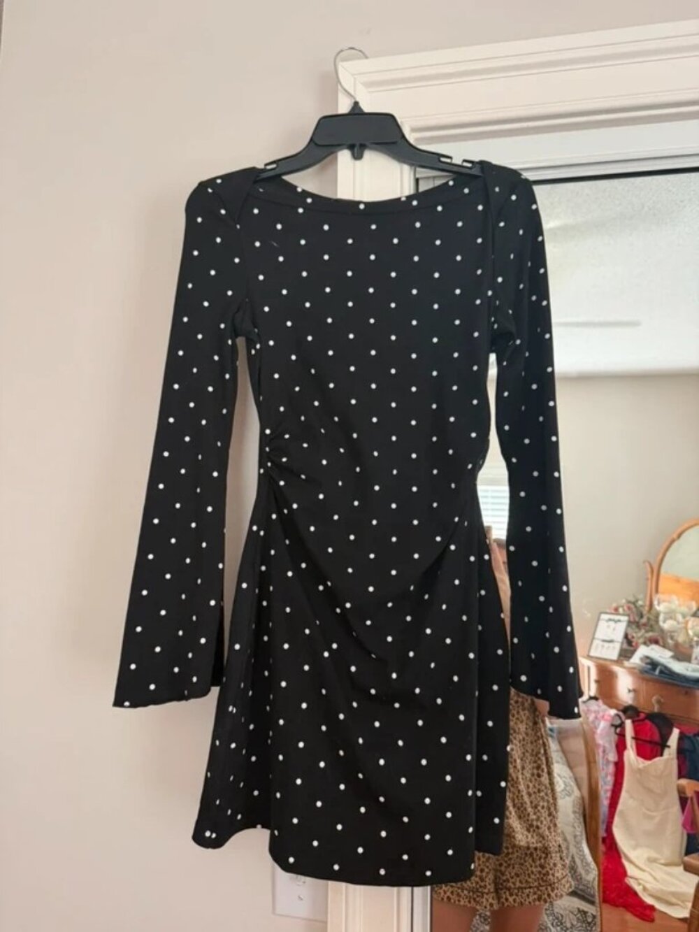 Black cider dress size xs